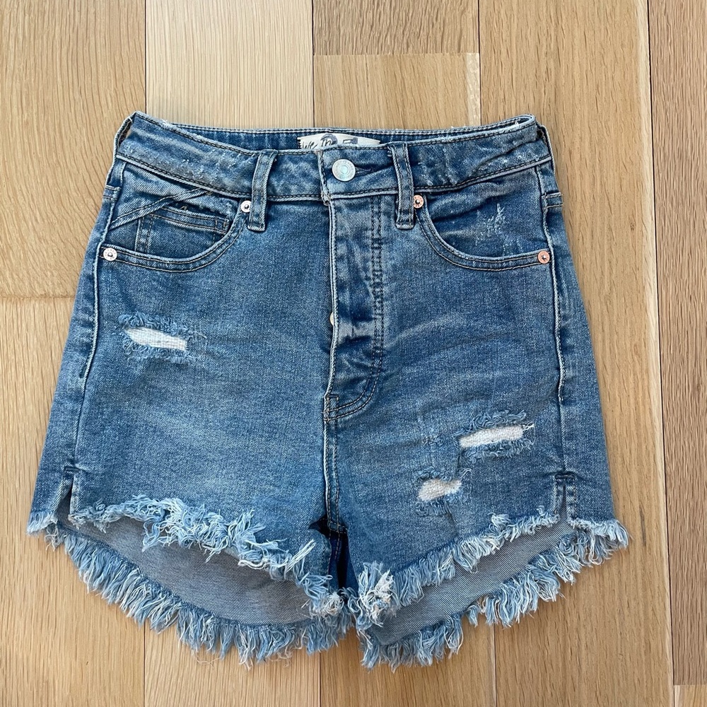 free people Jean shorts